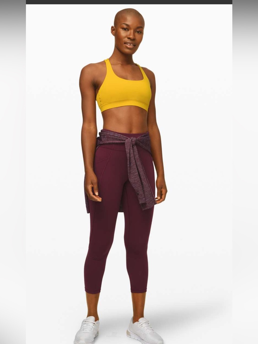 Lululemon Time To Sweat Crop Pant 23" Cassis 8